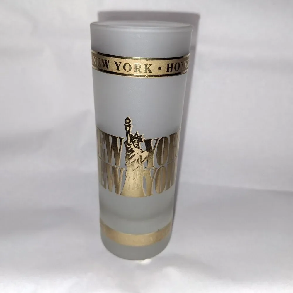 New York New York Hotel & Casino Tall Shooter Shot Glass Barware
